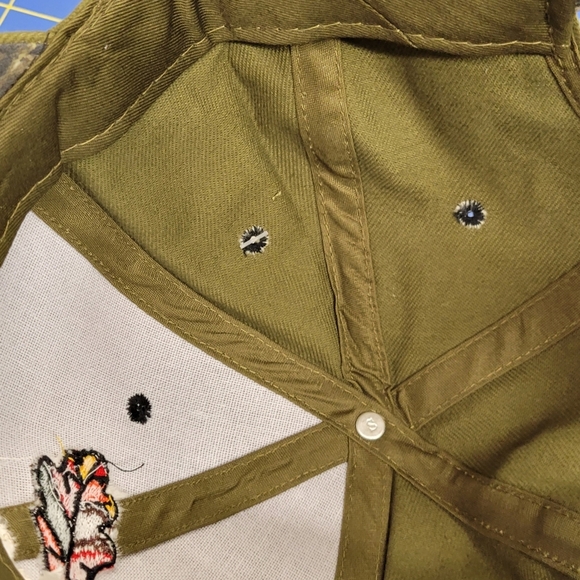 Mossy Oak Hilton Enterprises Camo & Green Adjustable Cap Hat - Picture 8 of 8